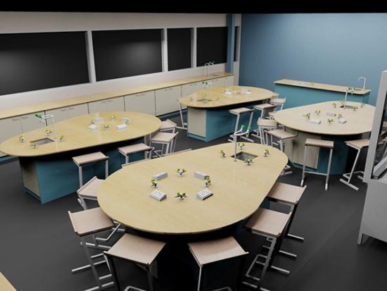 science classroom render