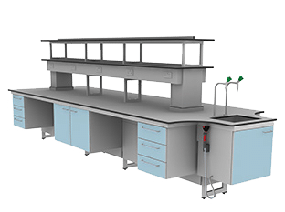 i4 Suspended laboratory furniture range for use with the i2 H Frame, i1 C Frame and i3 Cantilever frame systems