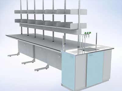 i1 c frame laboratory benching