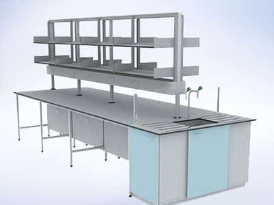 i2 h frame lab bench system