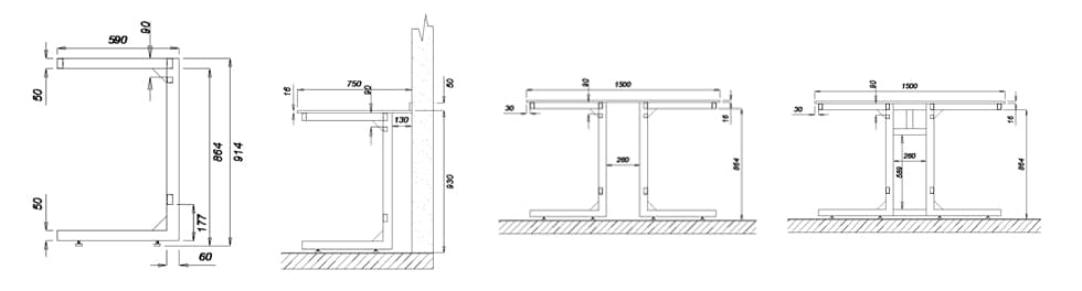suspended frame i4 dimensions