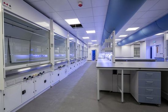 commercial laboratory furniture installation