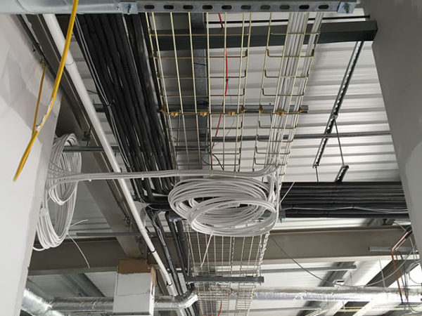 laboratory cabling installation