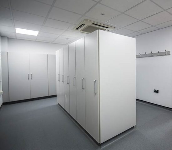 tall laboratory storage units