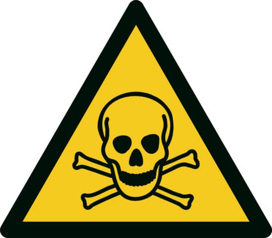 Safety Symbol For Toxic Materials