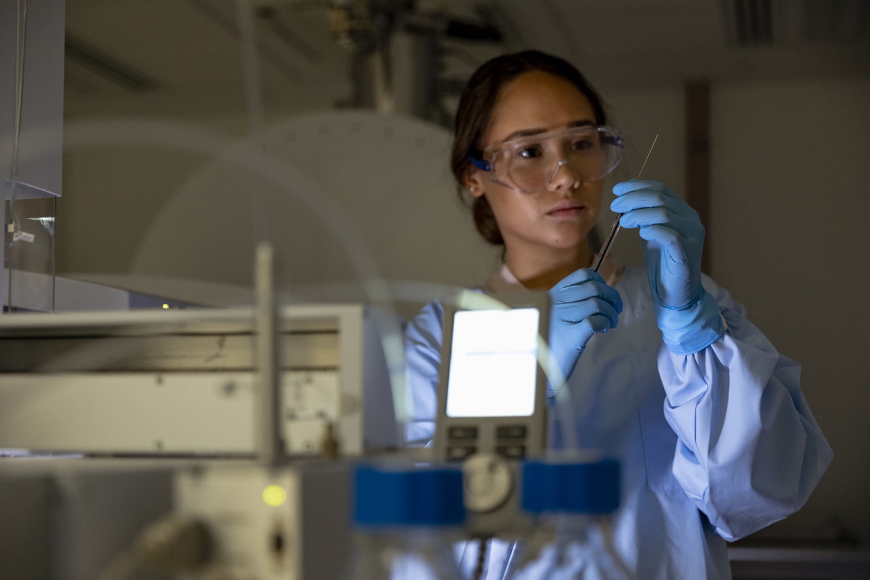 scientist at work in the lab