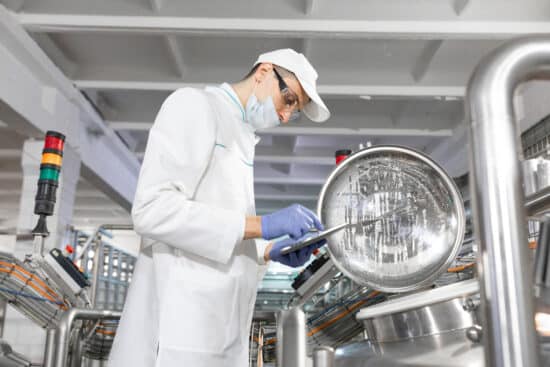 Scientist working in a lab