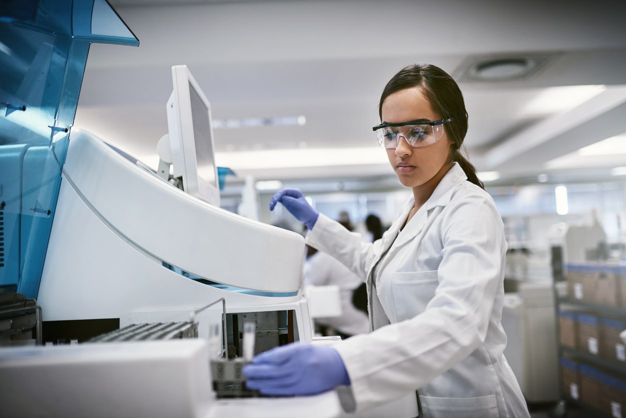 female scientist