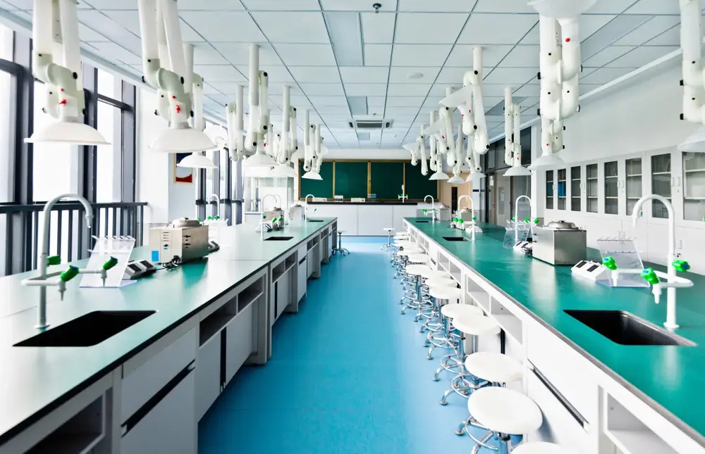 empty laboratory