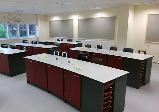 science classrooms with wings layout