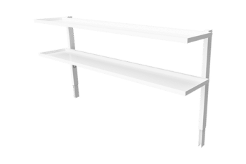 iflexx two tier shelving module for modular lab benching