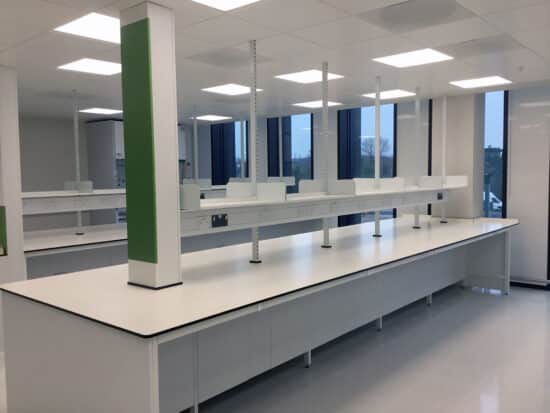 laboratory construction solutuons, lab fit out and refurbishment