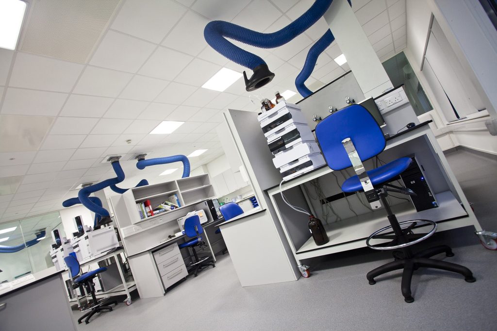 welsh water lab fitout
